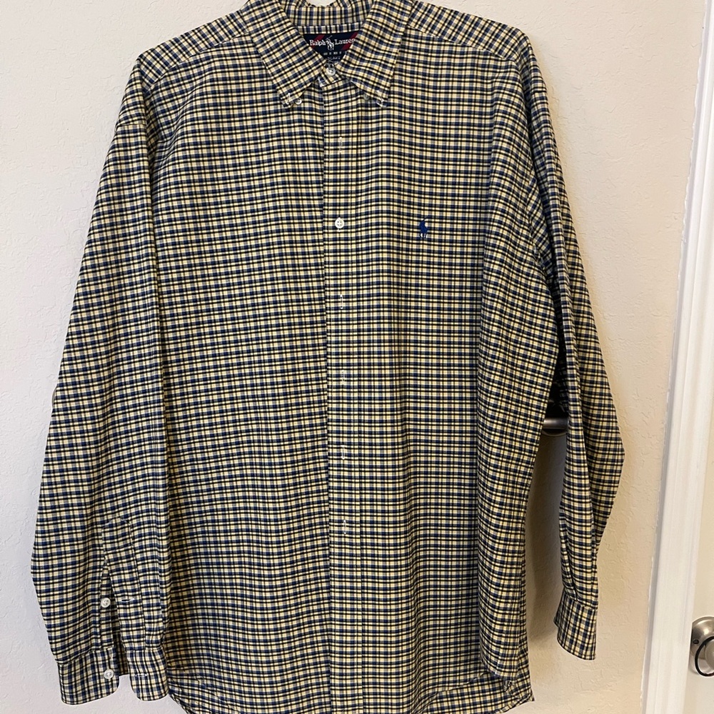 Ralph Lauren Mens Button Down Long Sleeve Shirt size XL